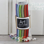 Big Blue Moma Rainbow Peshtemal: Baby Blue / Standard