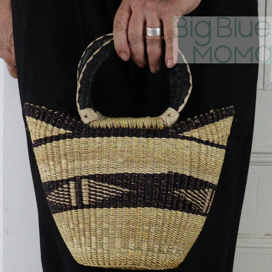 Big Blue Moma U Shopper Small - Natural Palette