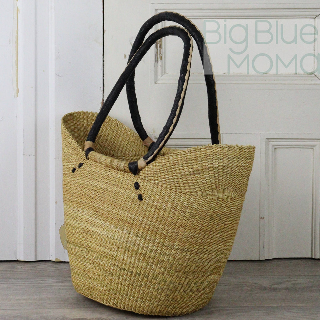 Big Blue Moma Shoulder Shopper - Natural Palette