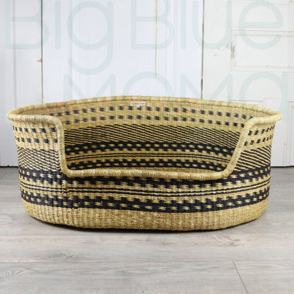 Big Blue Moma Pet Bed Medium - Multi Patterned
