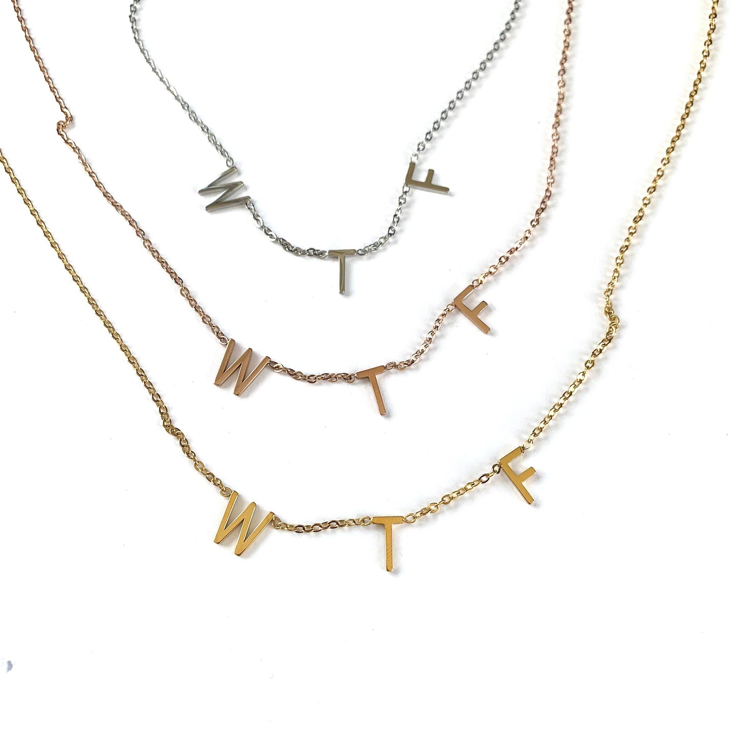 Royce and Oak WTF Necklace - Gold