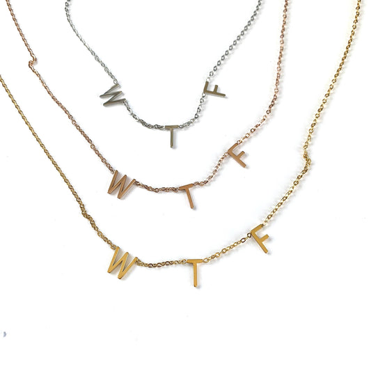 Royce and Oak WTF Necklace - Gold