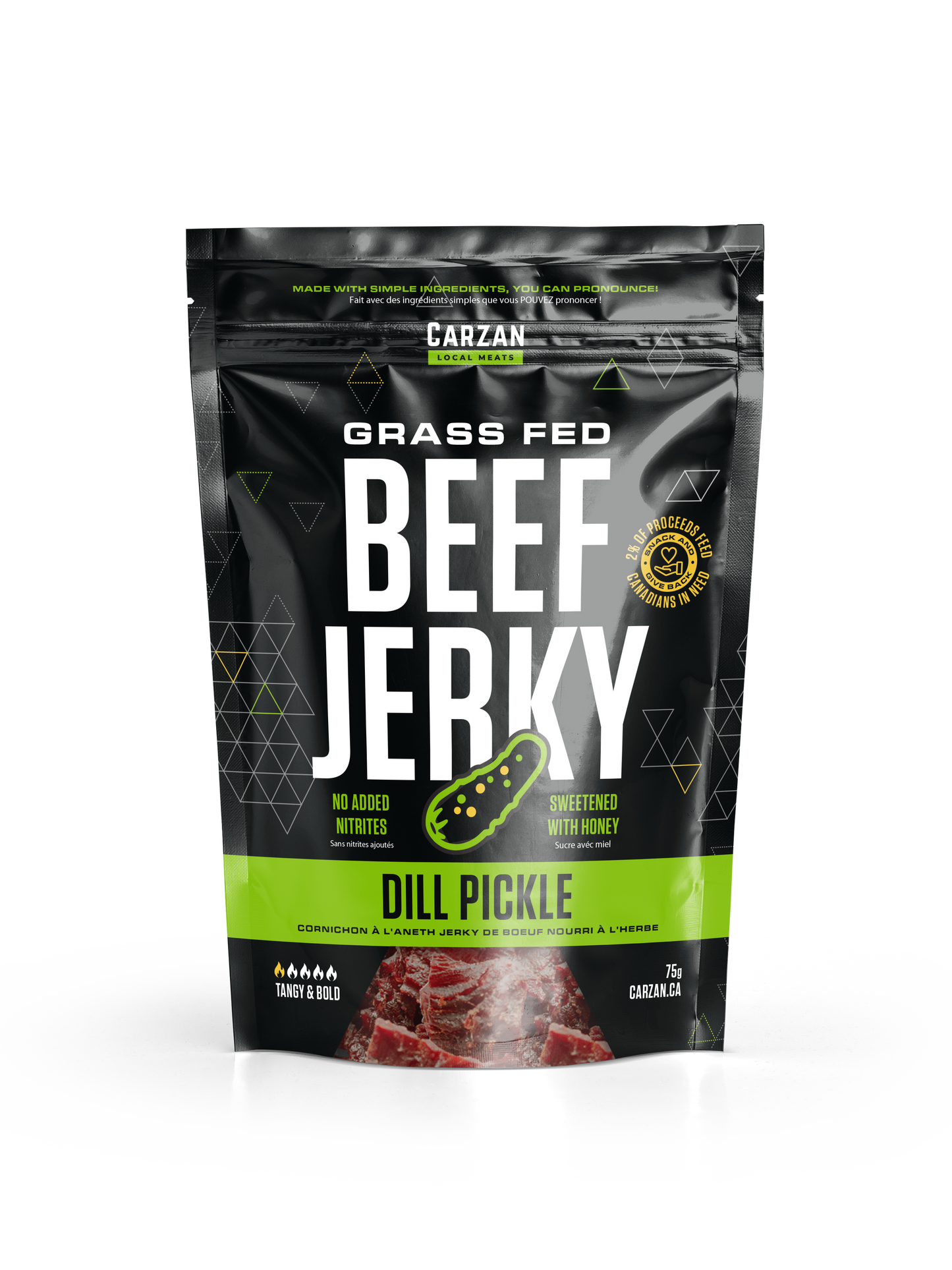 Carzan Dill Pickle Beef Jerky
