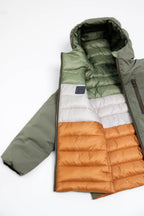KidORCA Porteau Reversible Waterproof Puffer Jacket - Dusty Olive, additional product photograph 6