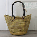 Big Blue Moma Shoulder Shopper - Natural Palette