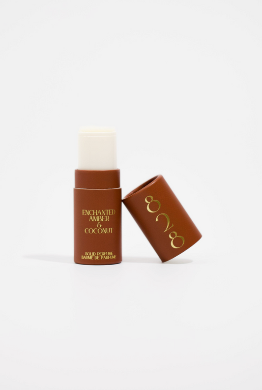828 Aroma Enchanted Amber & Coconut Fruity Floral Solid Perfume stick