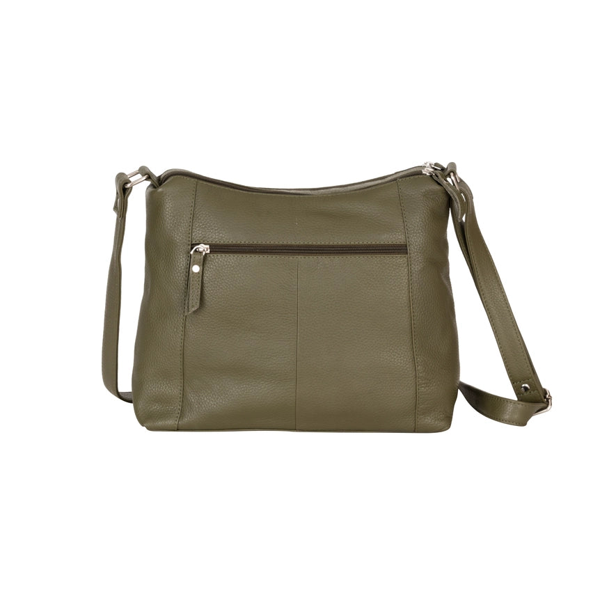 Greenwood Leather Elegant Leather Crossbody Bag Tressa