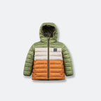 KidORCA Porteau Reversible Waterproof Puffer Jacket - Dusty Olive, additional product photograph 5