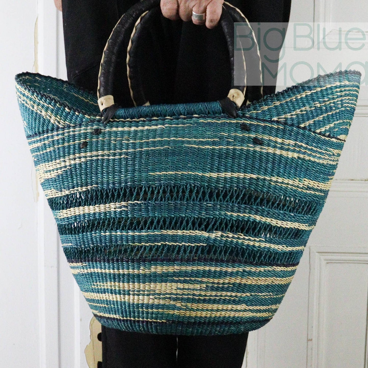 Big Blue Moma U Shopper Large - Traditional Palette