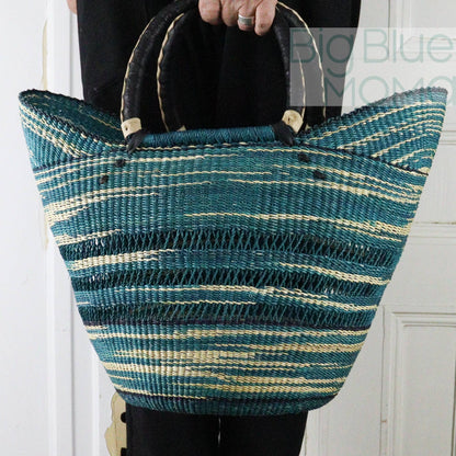 Big Blue Moma U Shopper Large - Traditional Palette