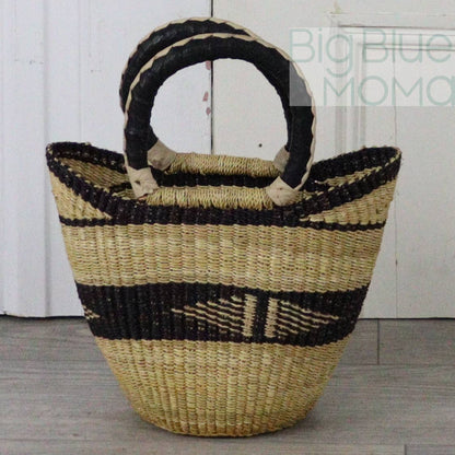 Big Blue Moma U Shopper Small - Natural Palette