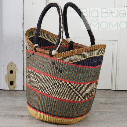 Big Blue Moma U Shopper Large - Traditional Palette