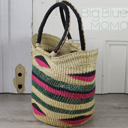 Big Blue Moma U Shopper Large - Traditional Palette