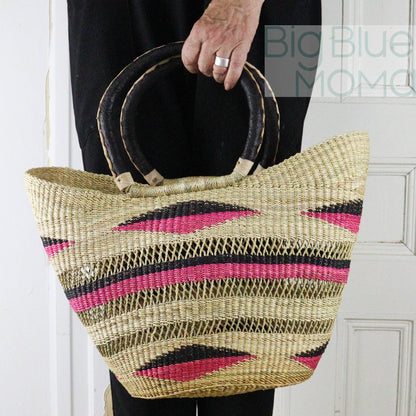 Big Blue Moma U Shopper Large - Traditional Palette