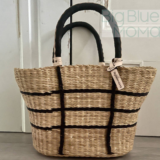 Big Blue Moma Braided Shopper