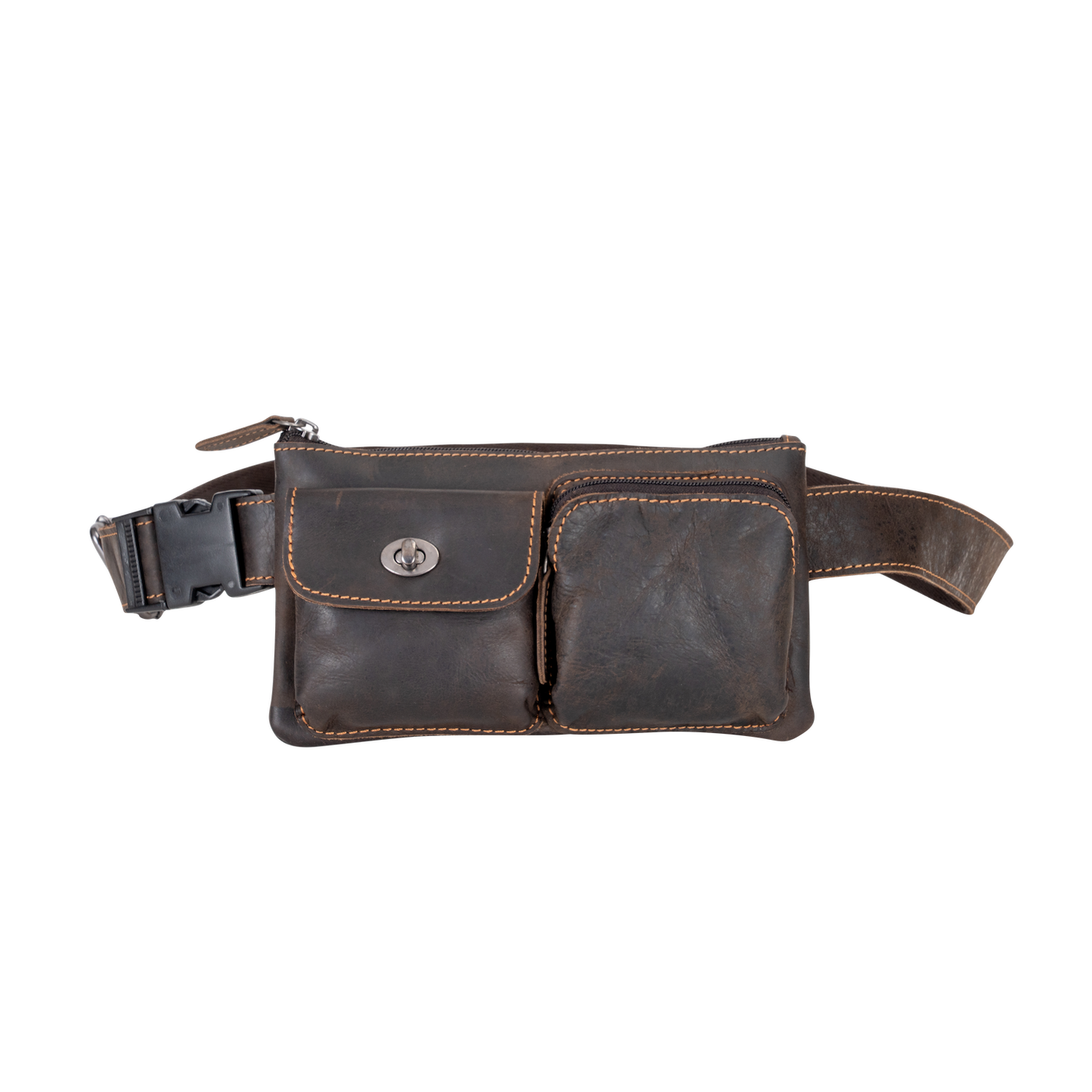 Greenwood Leather Kakadu Bum Bag - Brown