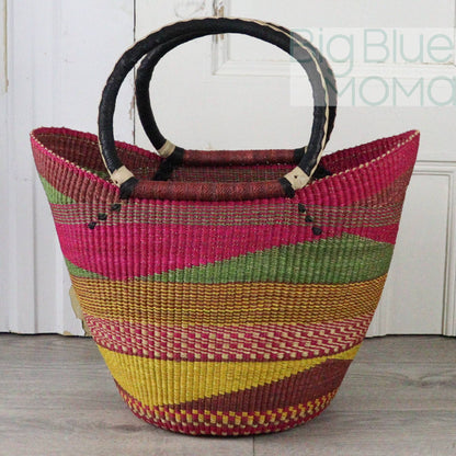 Big Blue Moma U Shopper Large - Traditional Palette