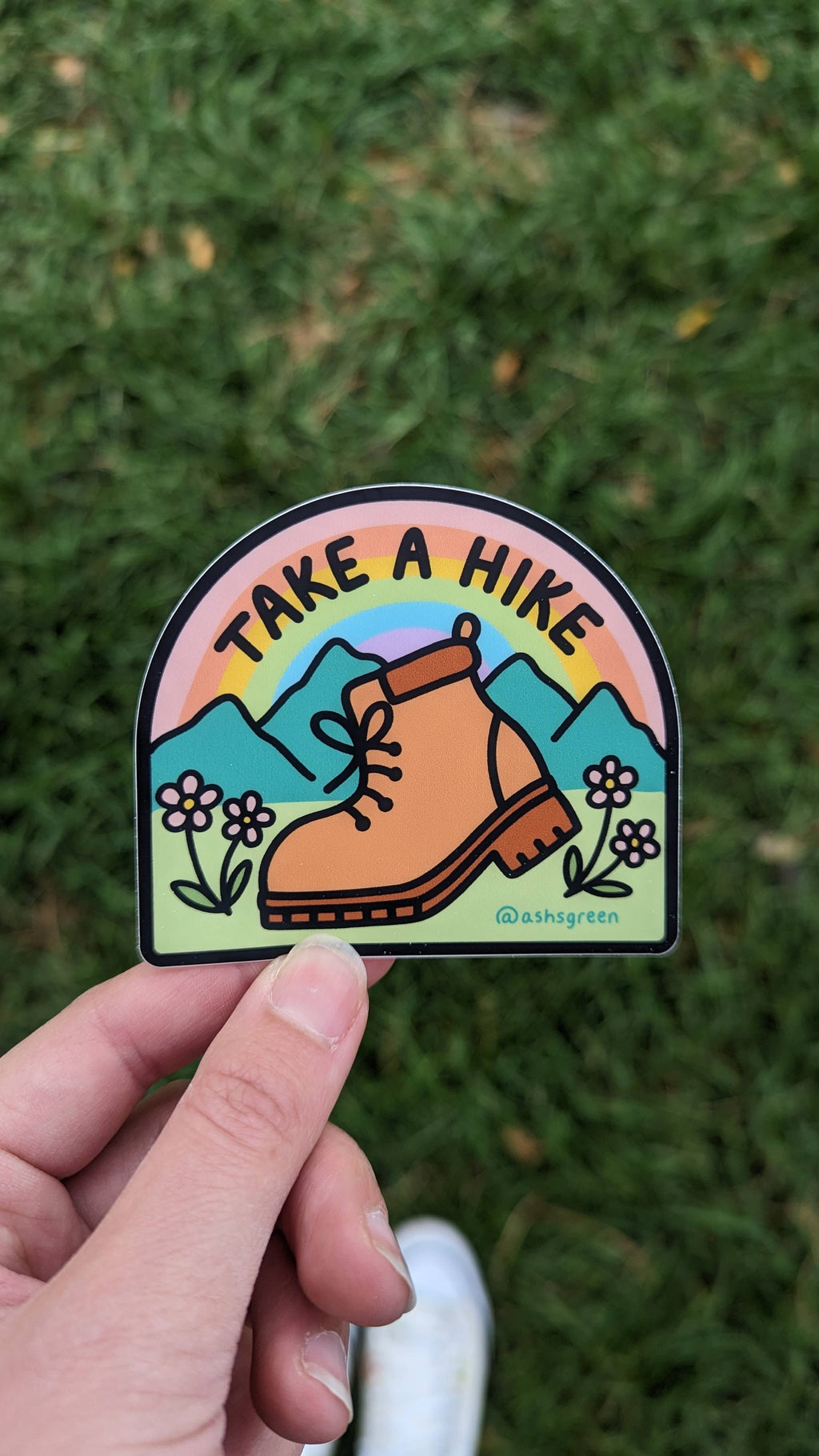 Take A Hike - 3" vinyl sticker