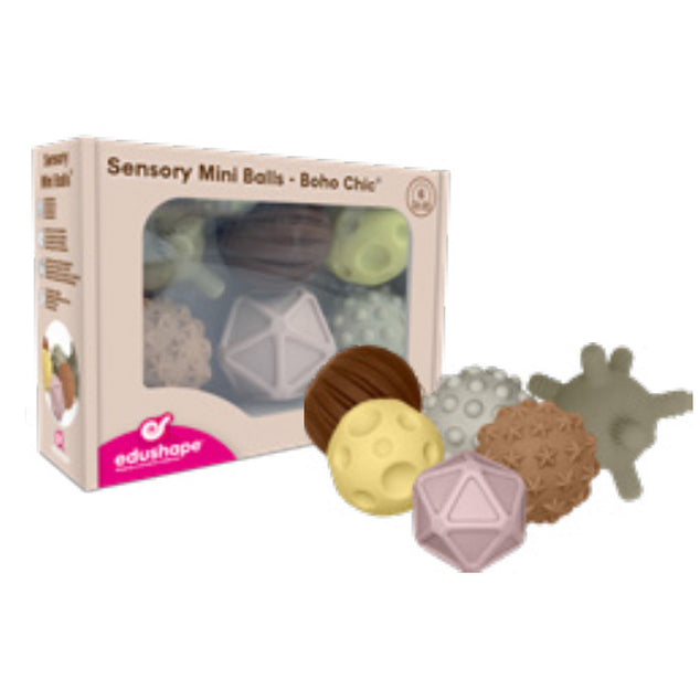 Edushape Sensory Mini Balls Boho Chic 6-piece set