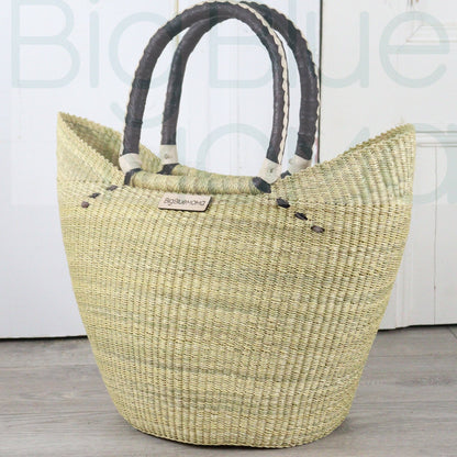Big Blue Moma Bolga Basket - Large U Shopper - Supernatural