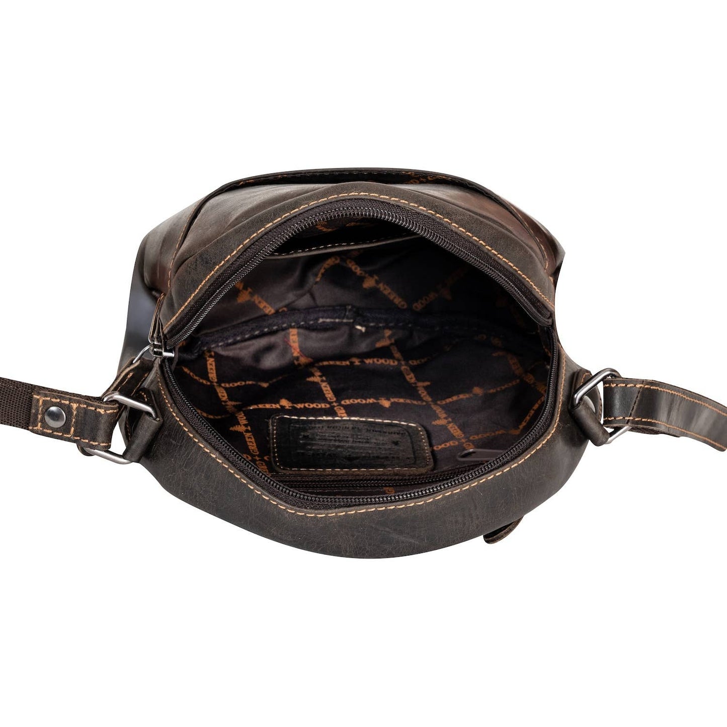 Greenwood Leather Sandy Shoulder Bag - Brown