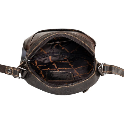 Greenwood Leather Sandy Shoulder Bag - Brown
