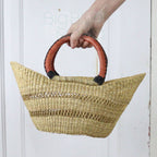 Big Blue Moma U Shopper Small Wide Mouth - Natural Palette  