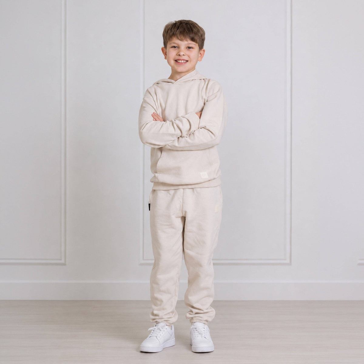KidORCA Oat Organic Cotton French Terry Sweatpants, additional product photograph 2