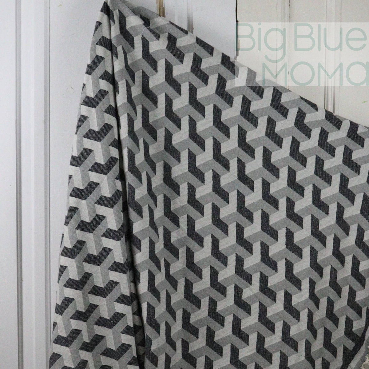 Big Blue Moma Kare Peshtemal: Grey / Standard