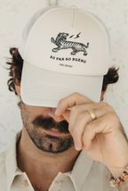 Casa Costera So Far So Bueno foam trucker hat with mesh back