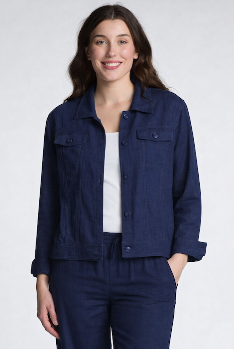DKR & Co Long Sleeve Button Front Jacket