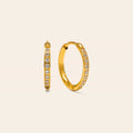 Evie Waterproof 15mm Hoop Earrings - Gold by Lover's Tempo