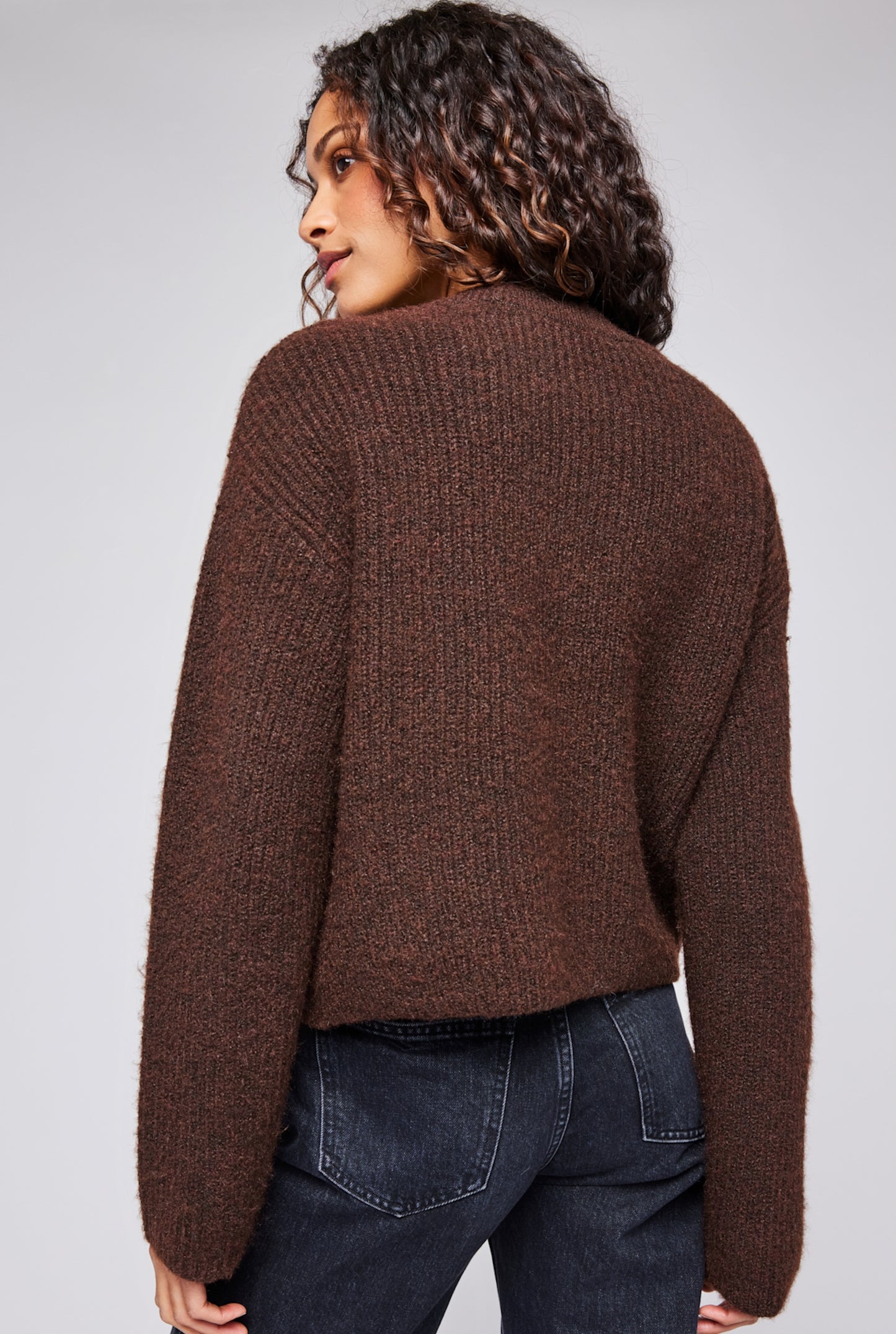 Gentle Fawn Taylyn Sweater - Heather Espresso