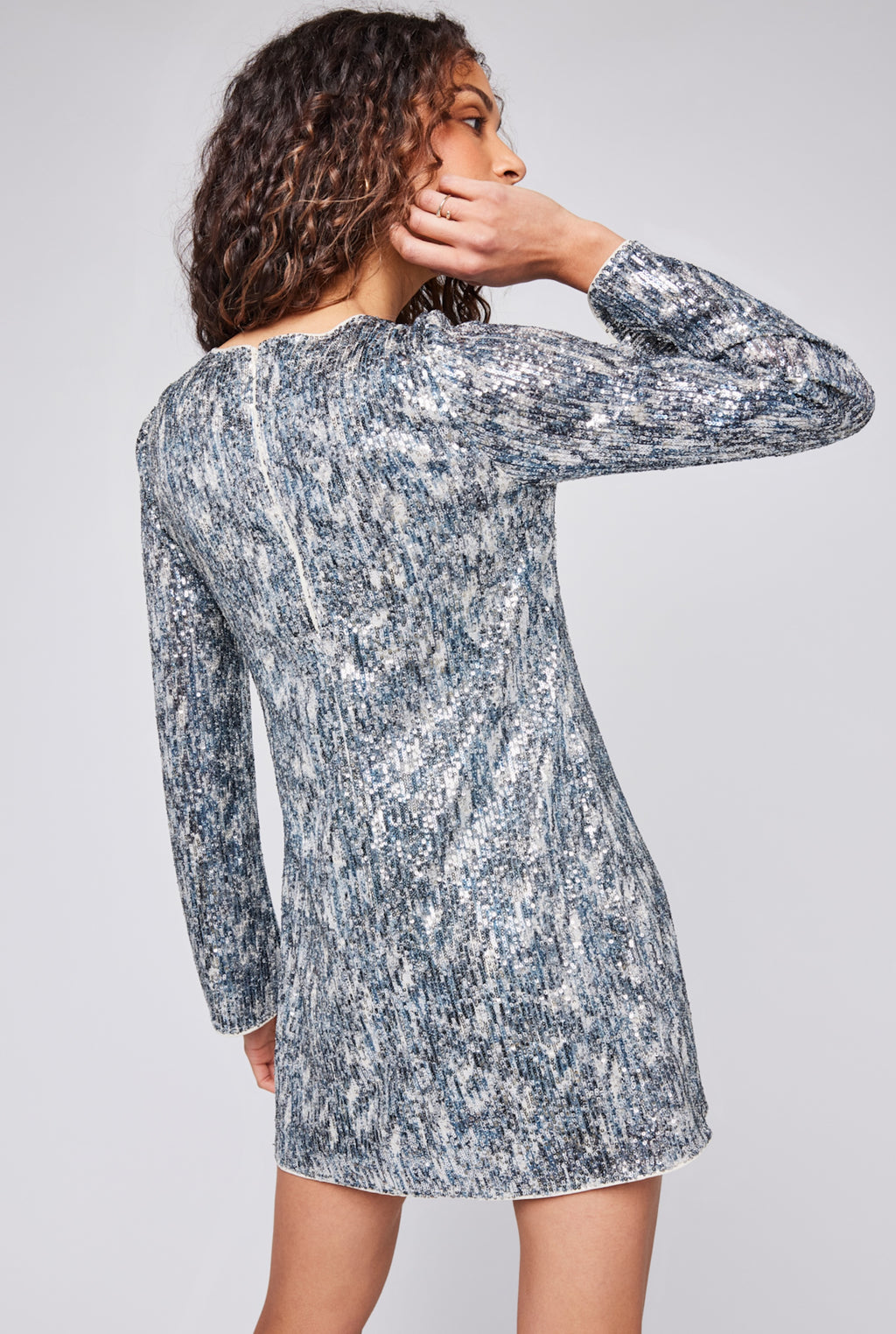 Robe Zadie Gentle Fawn - Paillettes Twilight