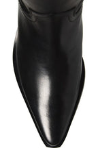 Malvados Jolene boots in Noir – toe detail