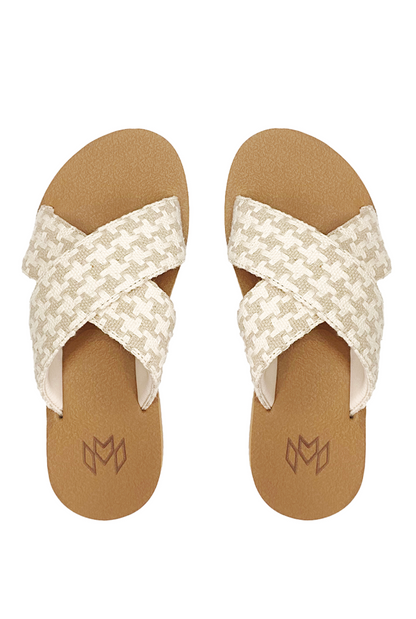 Malvados Ellie Cross in Mazen - Premium Cross-Strap Resort Sandal