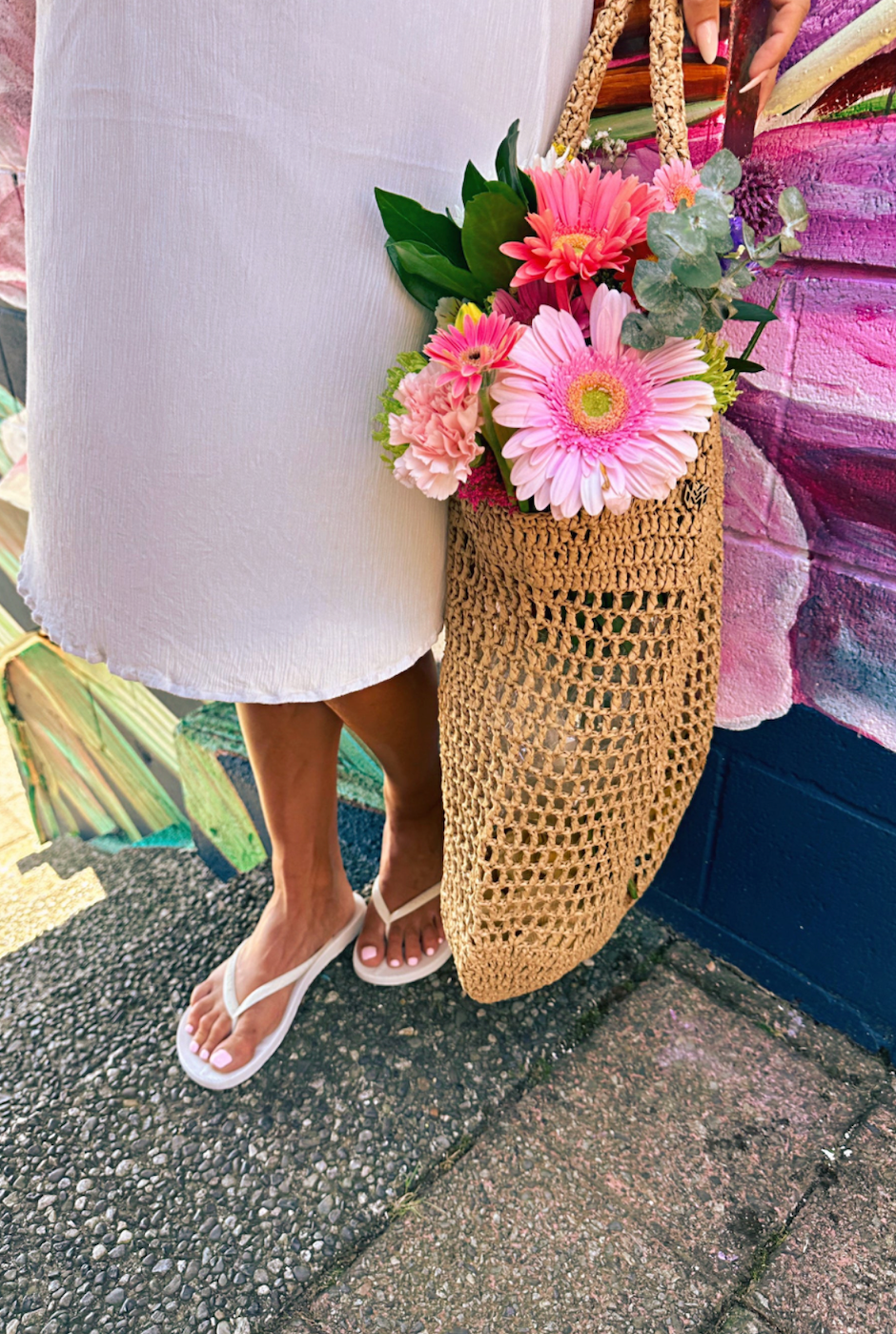 Taylor Tote Close-Up - Showing Intricate Hand-Woven Detail