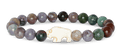 Fahlo The Roam bison tracking bracelet in Prairie Stone