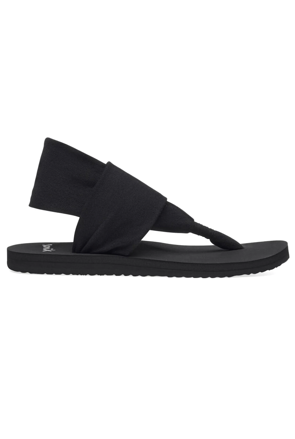 Sanuk Sling Sandals in Black - Classic Comfort Design