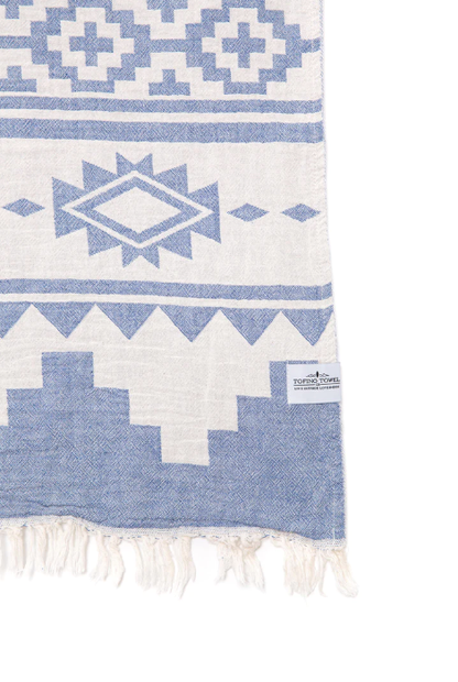 TOFINO TOWEL THE BEACHCOMBER TOWEL DENIM