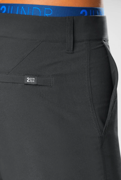 2UNDR THE BODHI HYBRID SHORT CHARCOAL