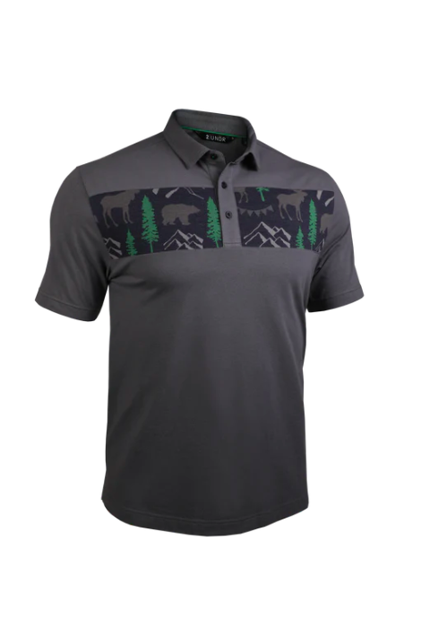 2UNDR MAGNUM IP POLO GREAT OUTDRAWERS/DK. GREY