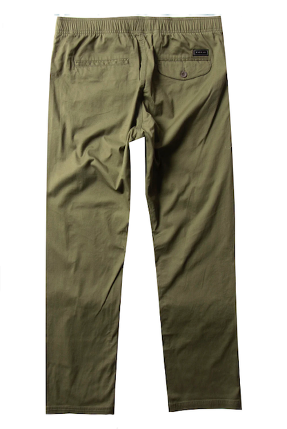 VISSLA NO SEE UMS ECO ELASTIC PANT ARMY