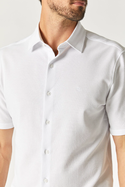 MAVI SHORT SLEEVE SHIRT ANTIQUE WHITE