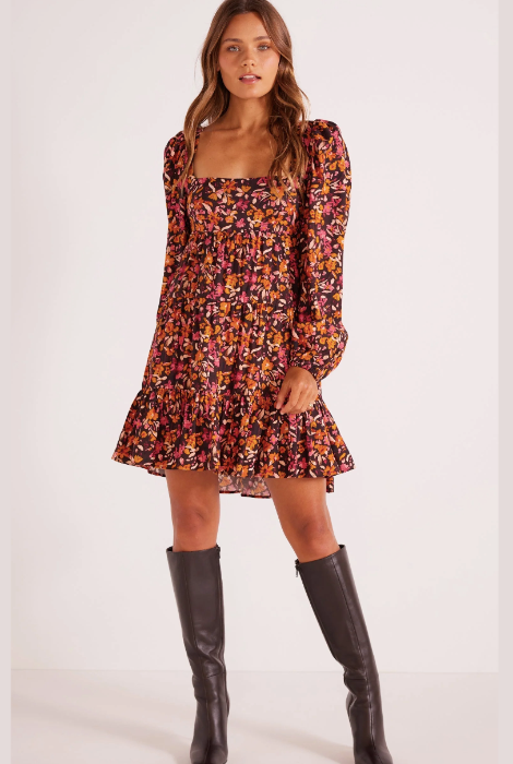 Minkpink Sorrento Mini Dress Floral – The Bumwrap