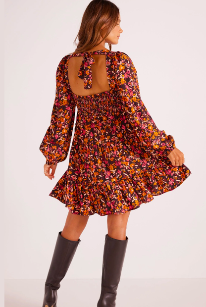 MINKPINK SORRENTO MINI DRESS FLORAL