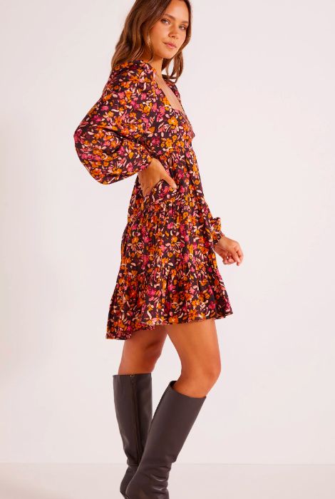 Minkpink Sorrento Mini Dress Floral – The Bumwrap