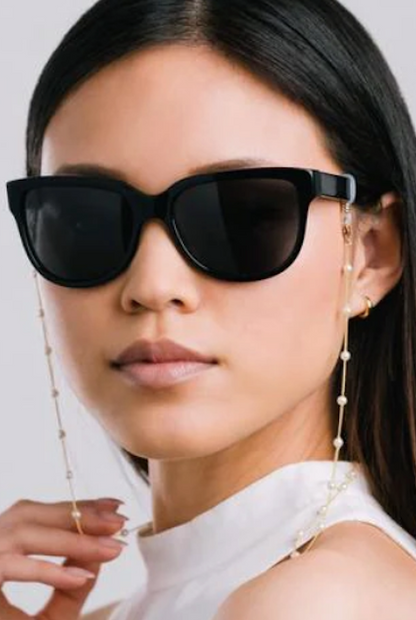 LOVER'S TEMPO DOT PEARL GLASSES CHAIN PEARL