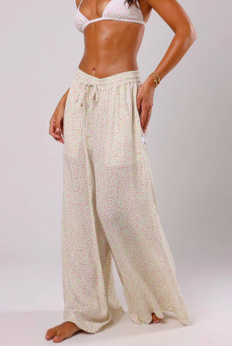 KULANI KINIS PALAZZO PANTS FLORA AURA