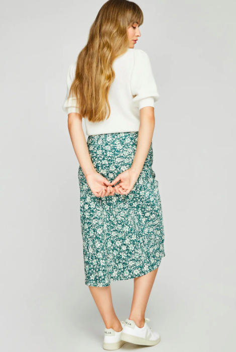GENTLE FAWN FLORENTINE SKIRT PALM DITSY